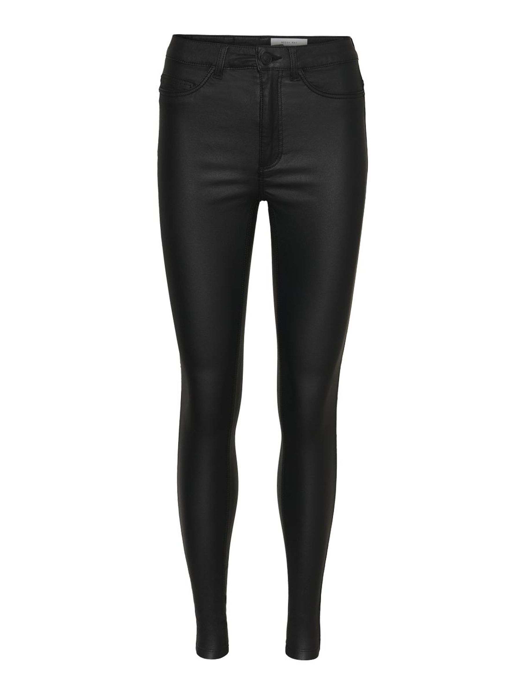 FRAME Le Skinny de Jeanne coated high-rise skinny jeans | THE OUTNET