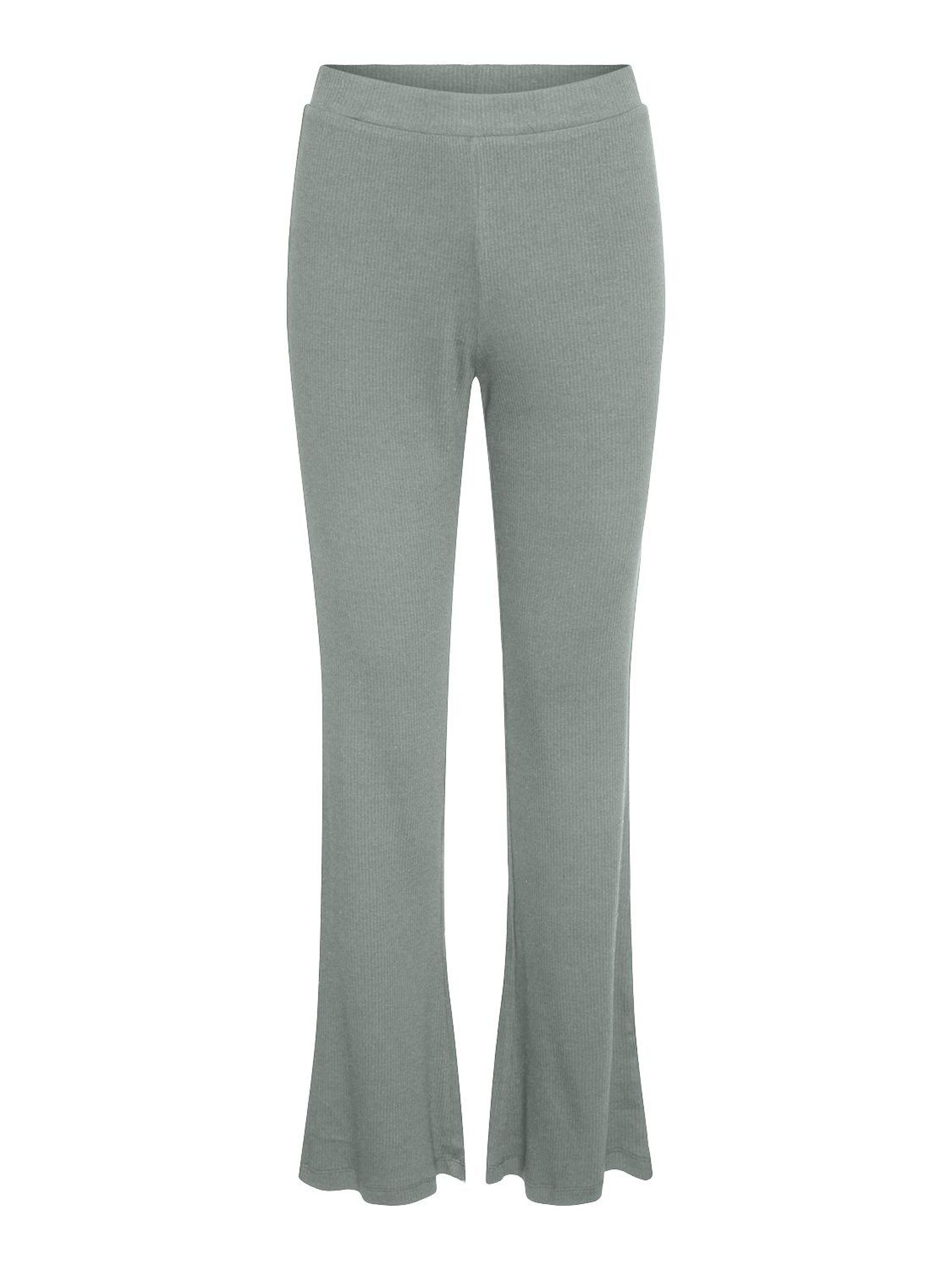 Green HIGH WAIST FLARED TROUSERS | Noisy May®