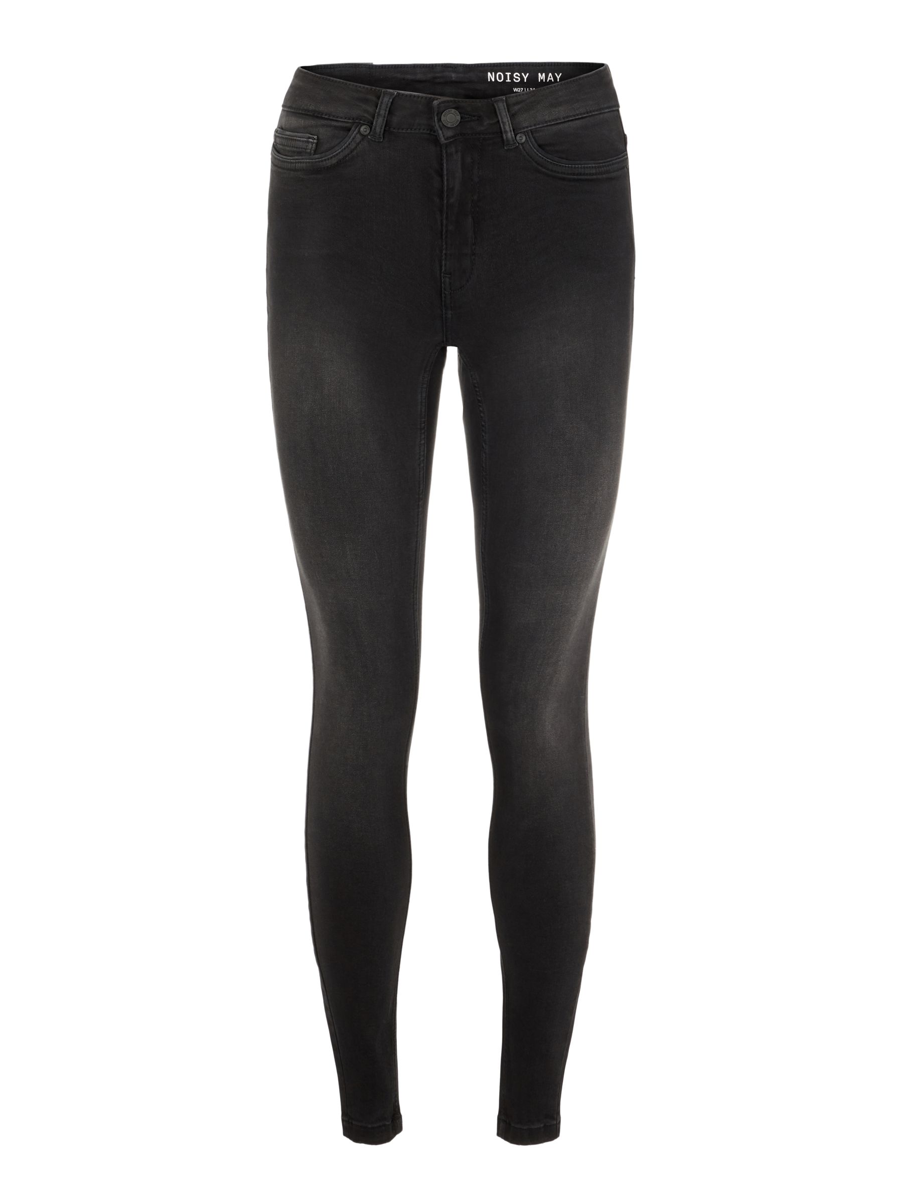 Noisy May Damen Jeans NMEVE LW S.SLIM JEANS BLACK GU501 Super Slim Fit Schwa 