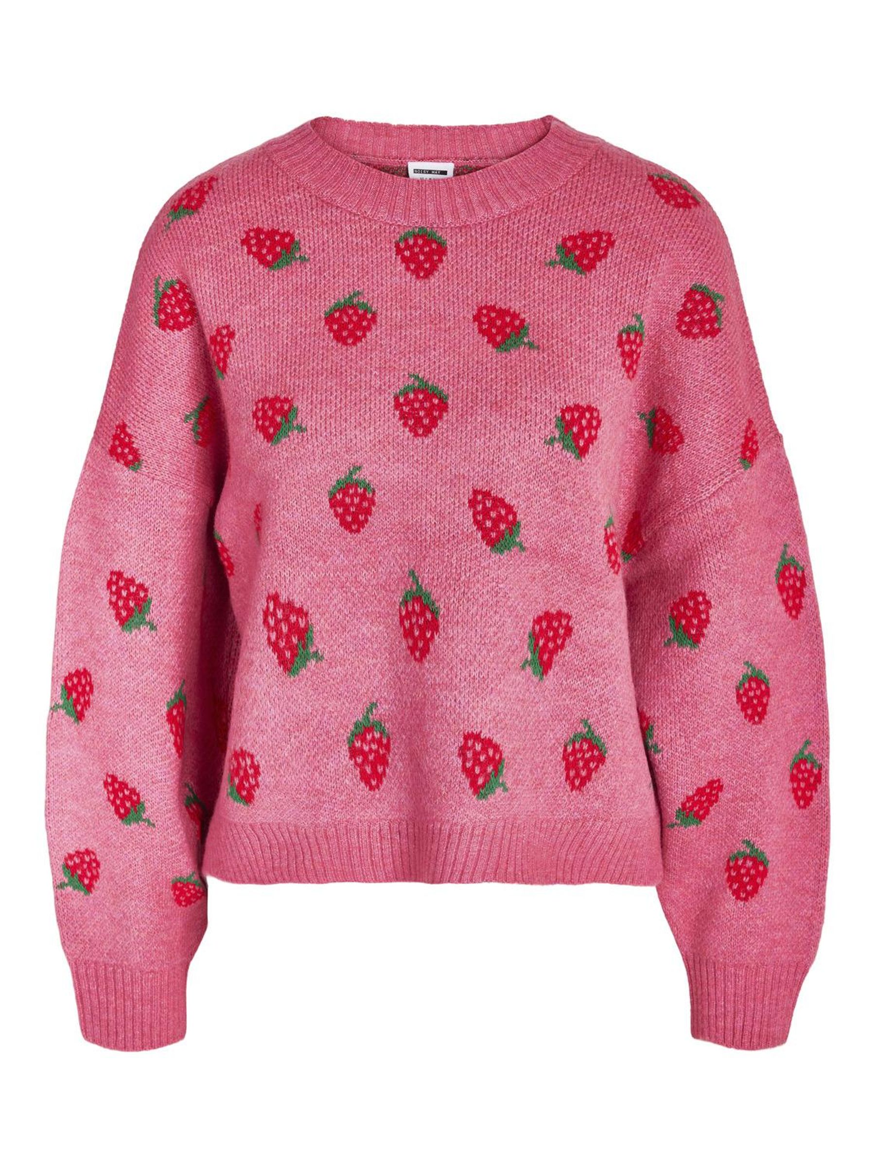 KNITTED PULLOVER Pink NOISY MAY