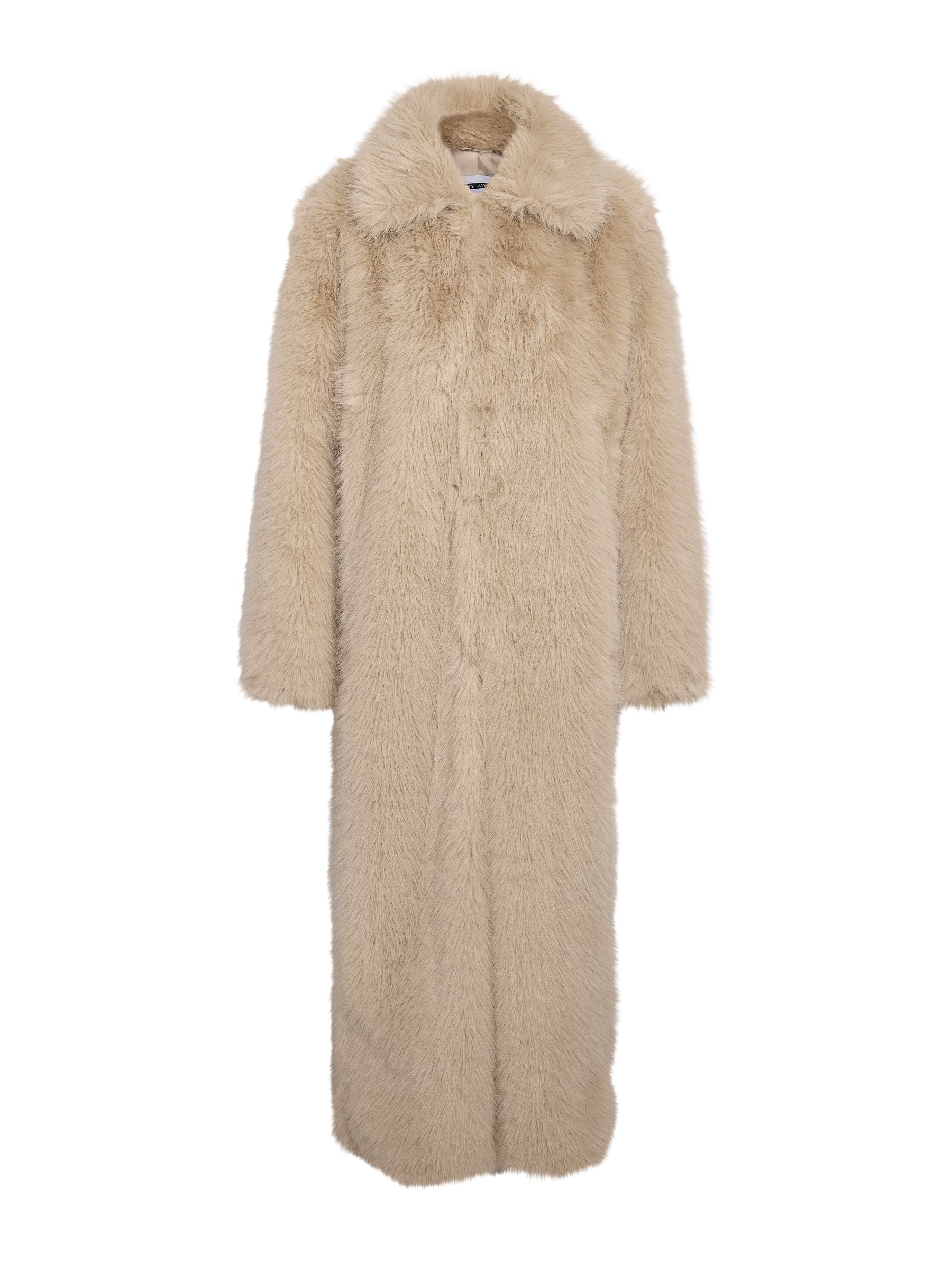 IMITACJA FUTRA PŁASZCZ | Grey | NOISY MAY®