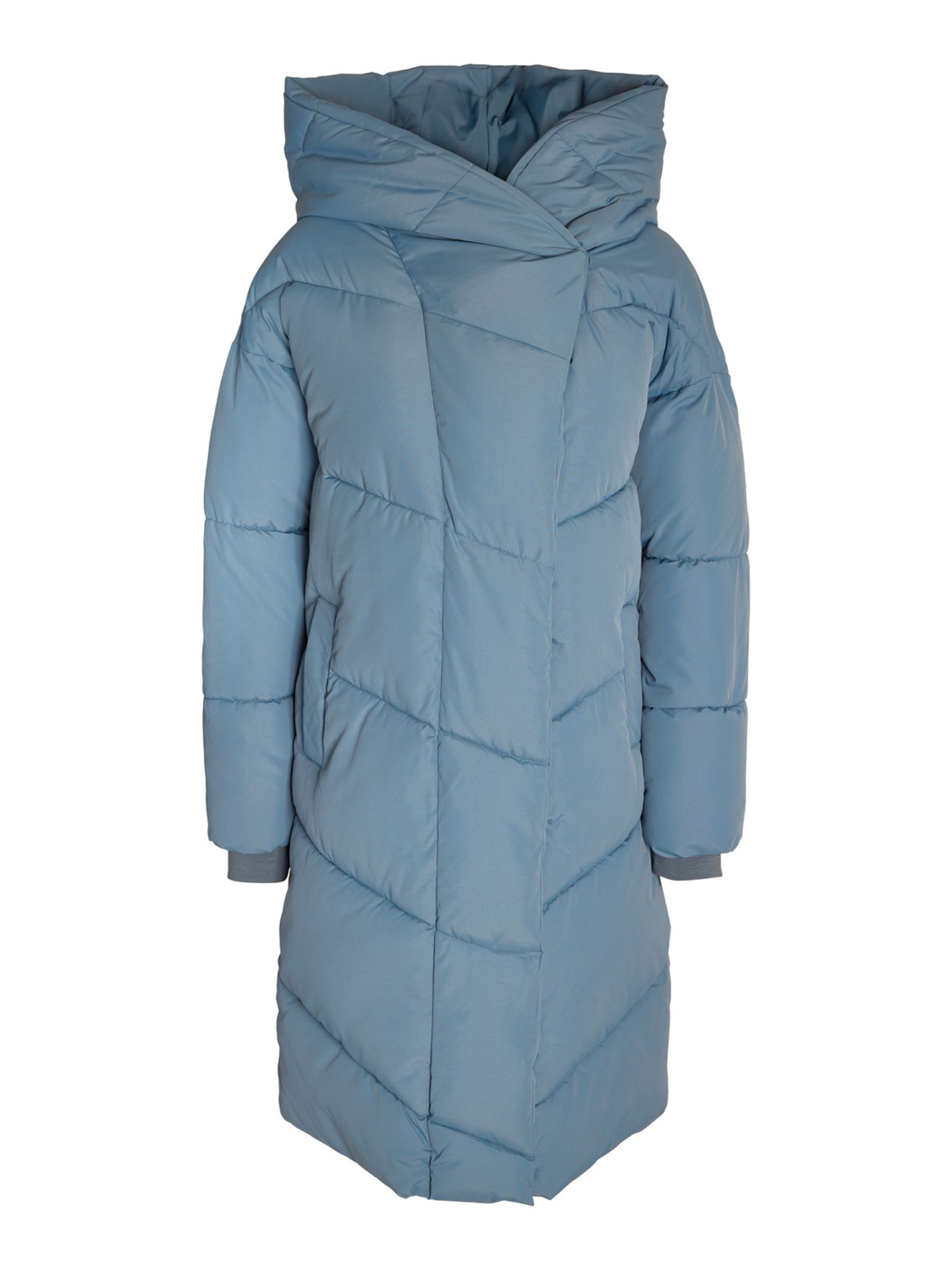 NMTALLY LONG PUFFER JACKET Grey NOISY MAY