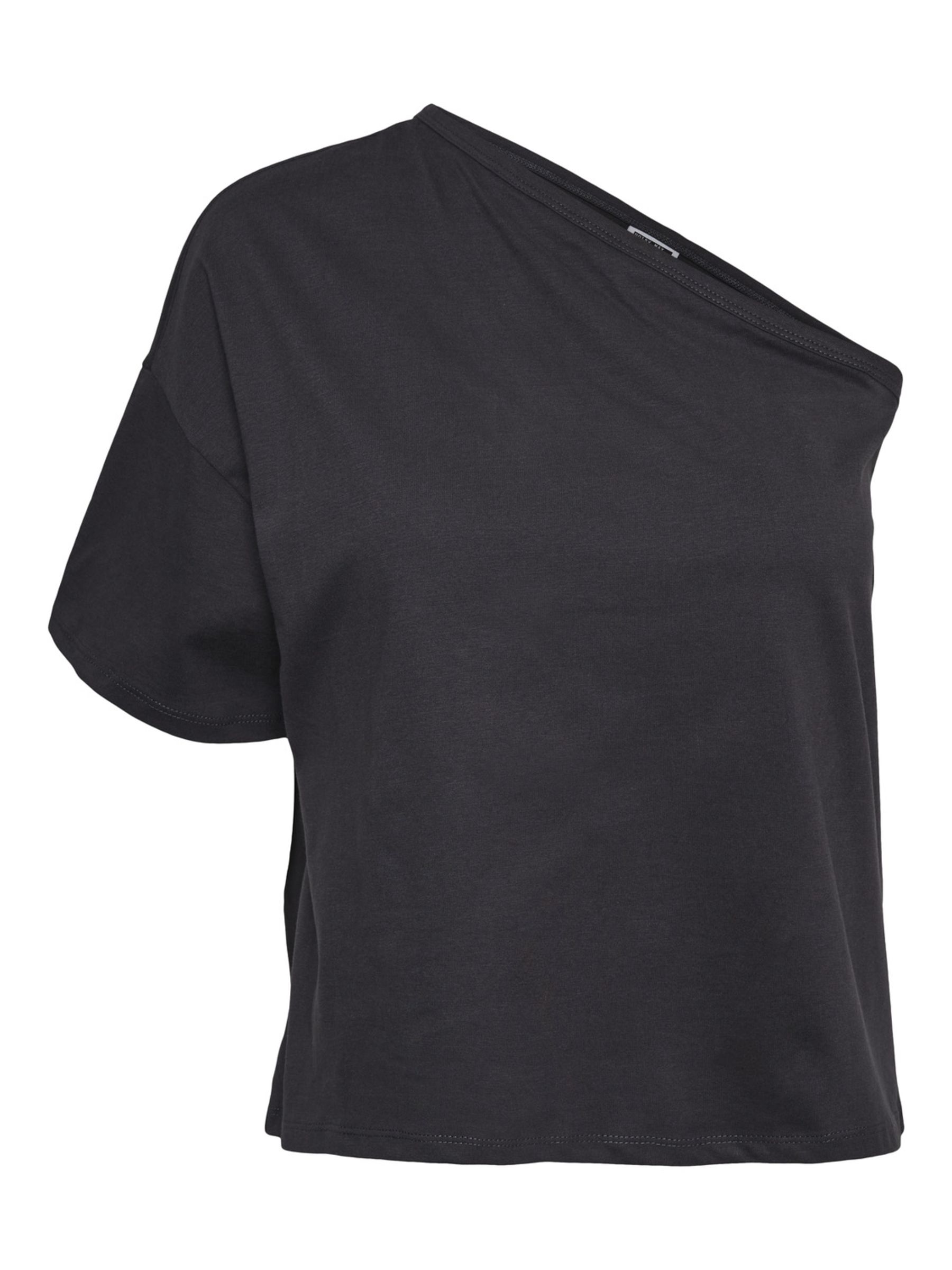EINE SCHULTER FREI OBERTEIL (Black) Noisy May®