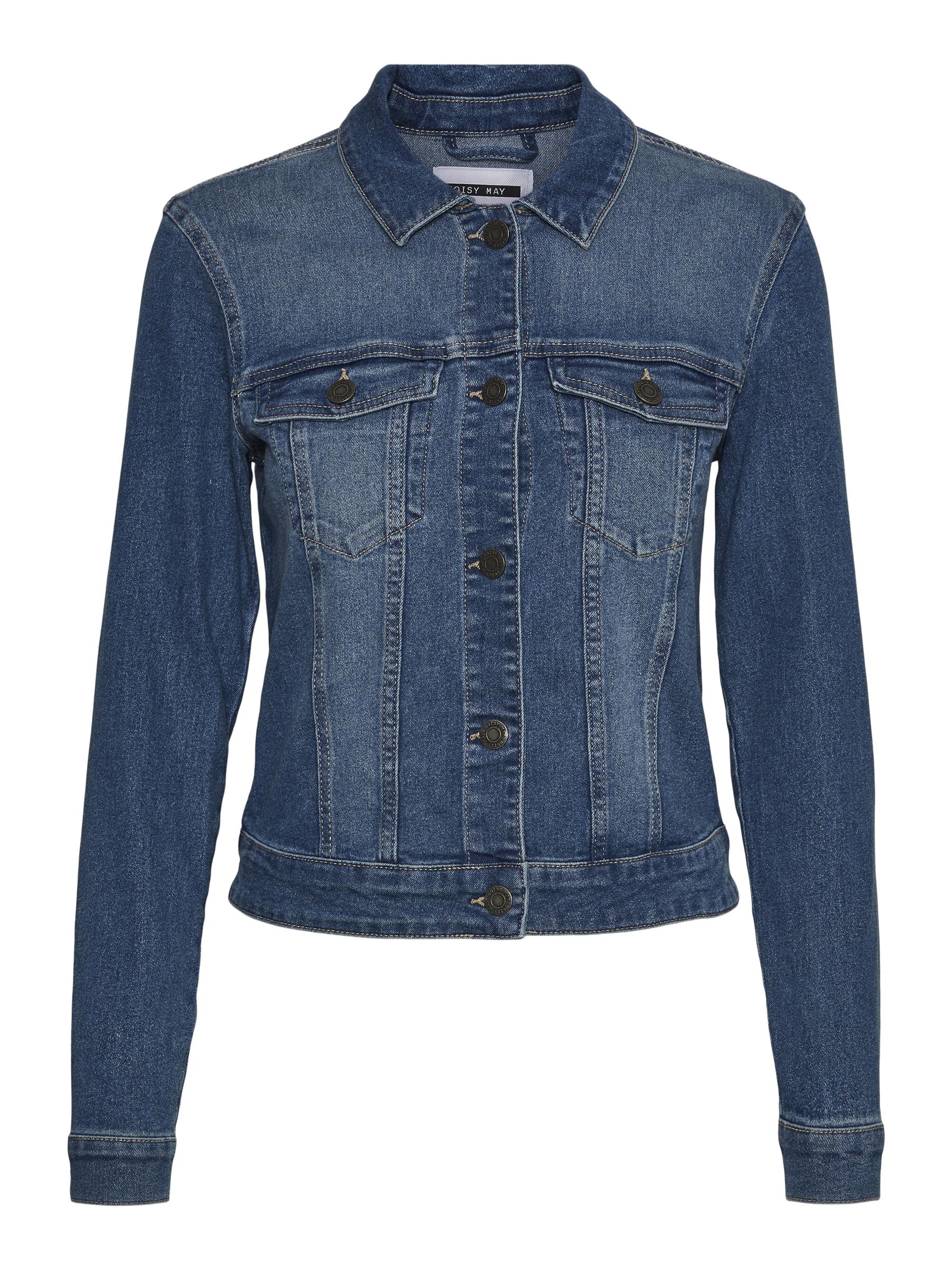 Blue SHORT DENIM JACKET | Noisy May®